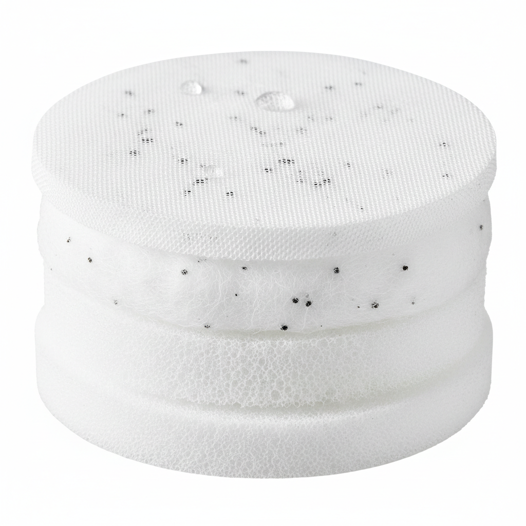 Gros plan filtre à charbon actif pour fontaine à eau chat PawNest