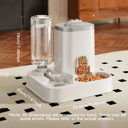 Distributeur Automatique 2-en-1 Chat & Chien — Eau & Nourriture | PawNest
